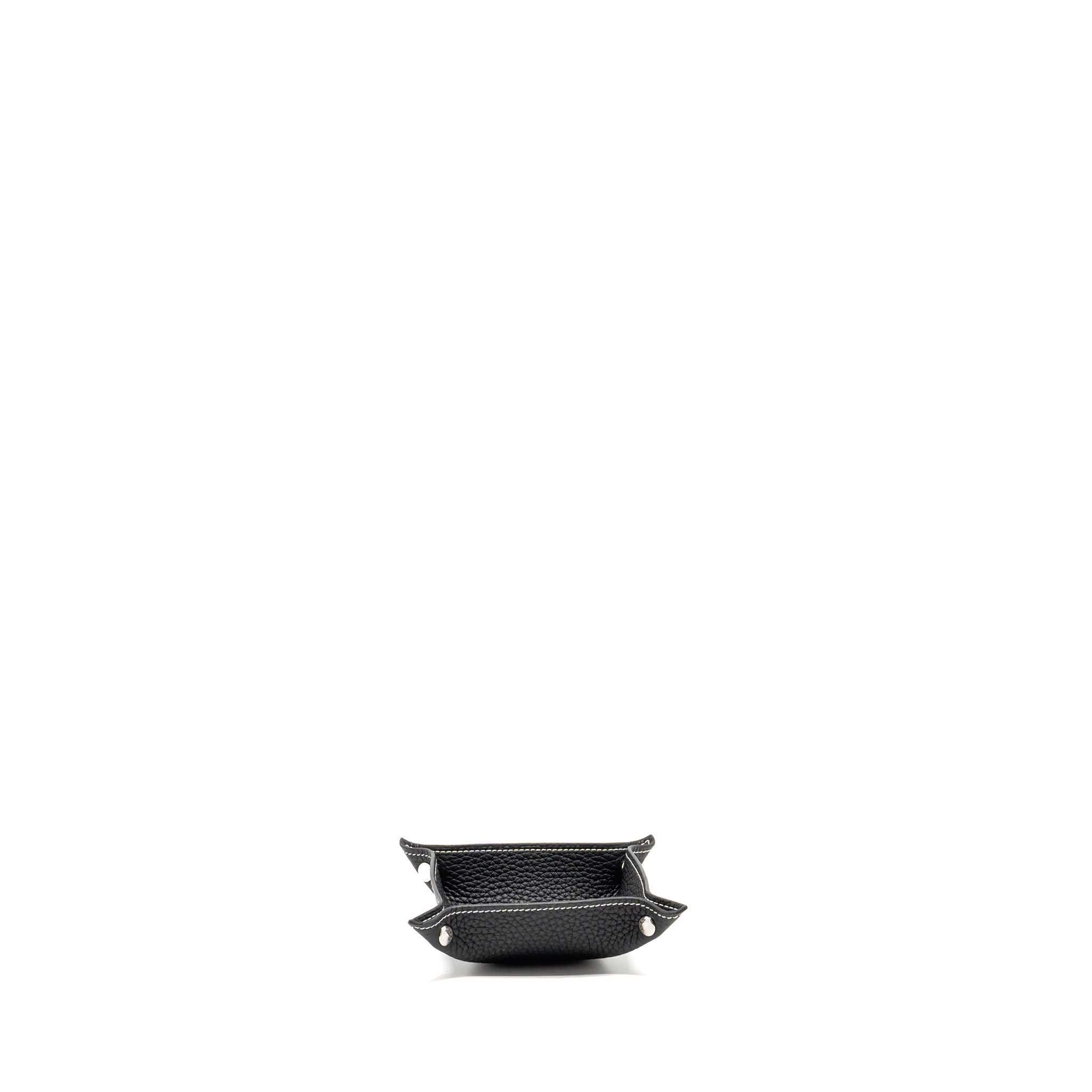 HERMES H EVELYNE MINI CHANGE TRAY CLEMENCE BLACK SHW