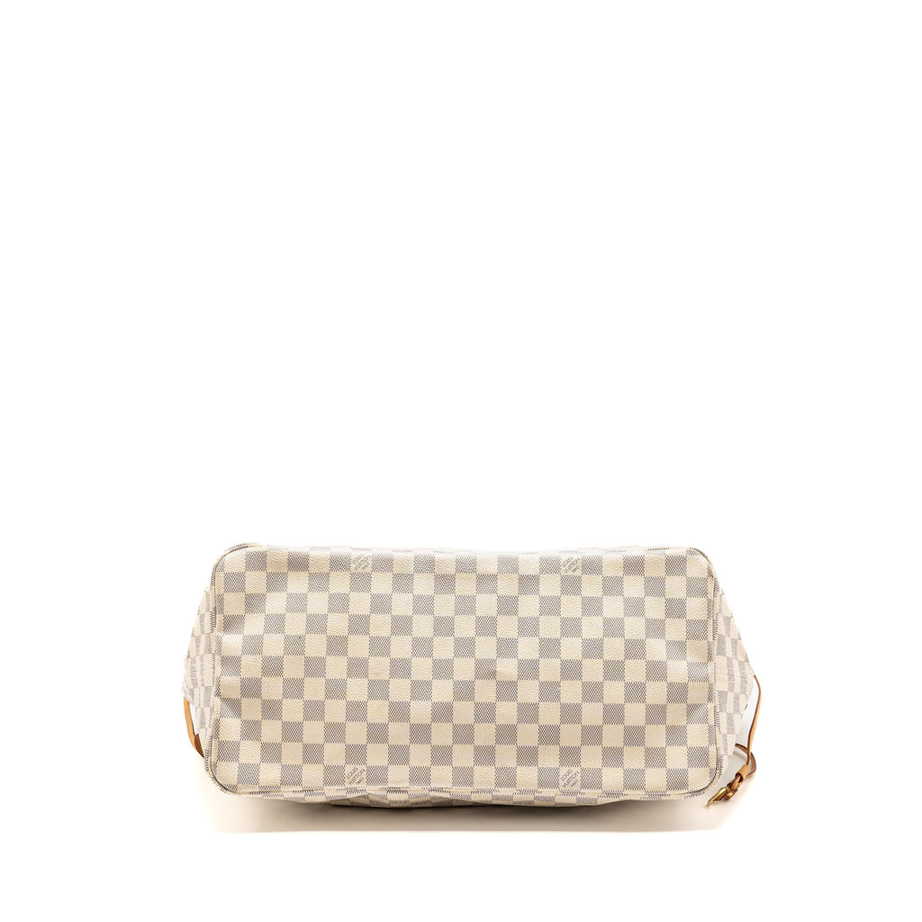LOUIS VUITTON NEVERFULL GM DAMIER AZUR CANVAS GHW
