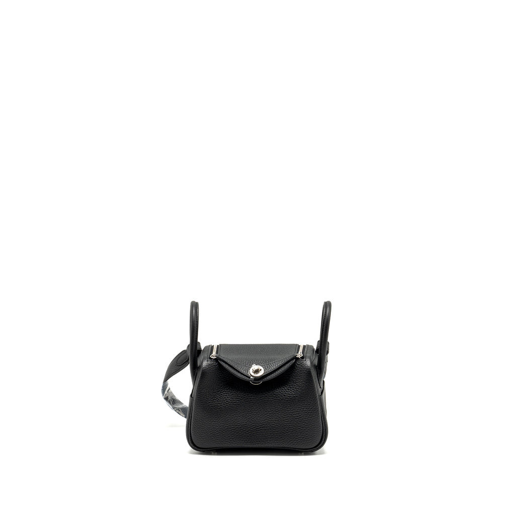 HERMES MINI LINDY CLEMENCE BLACK SHW