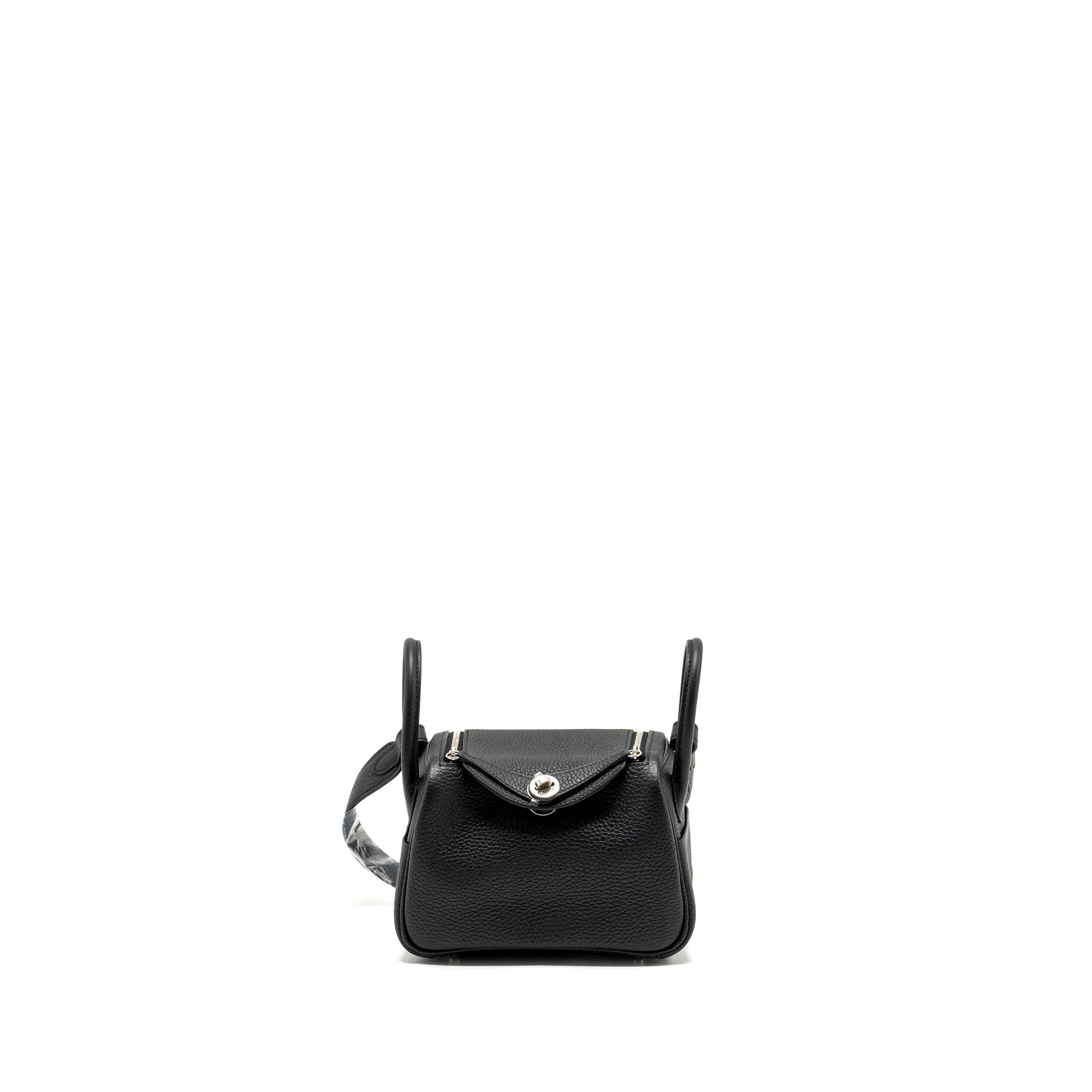 HERMES MINI LINDY CLEMENCE BLACK SHW