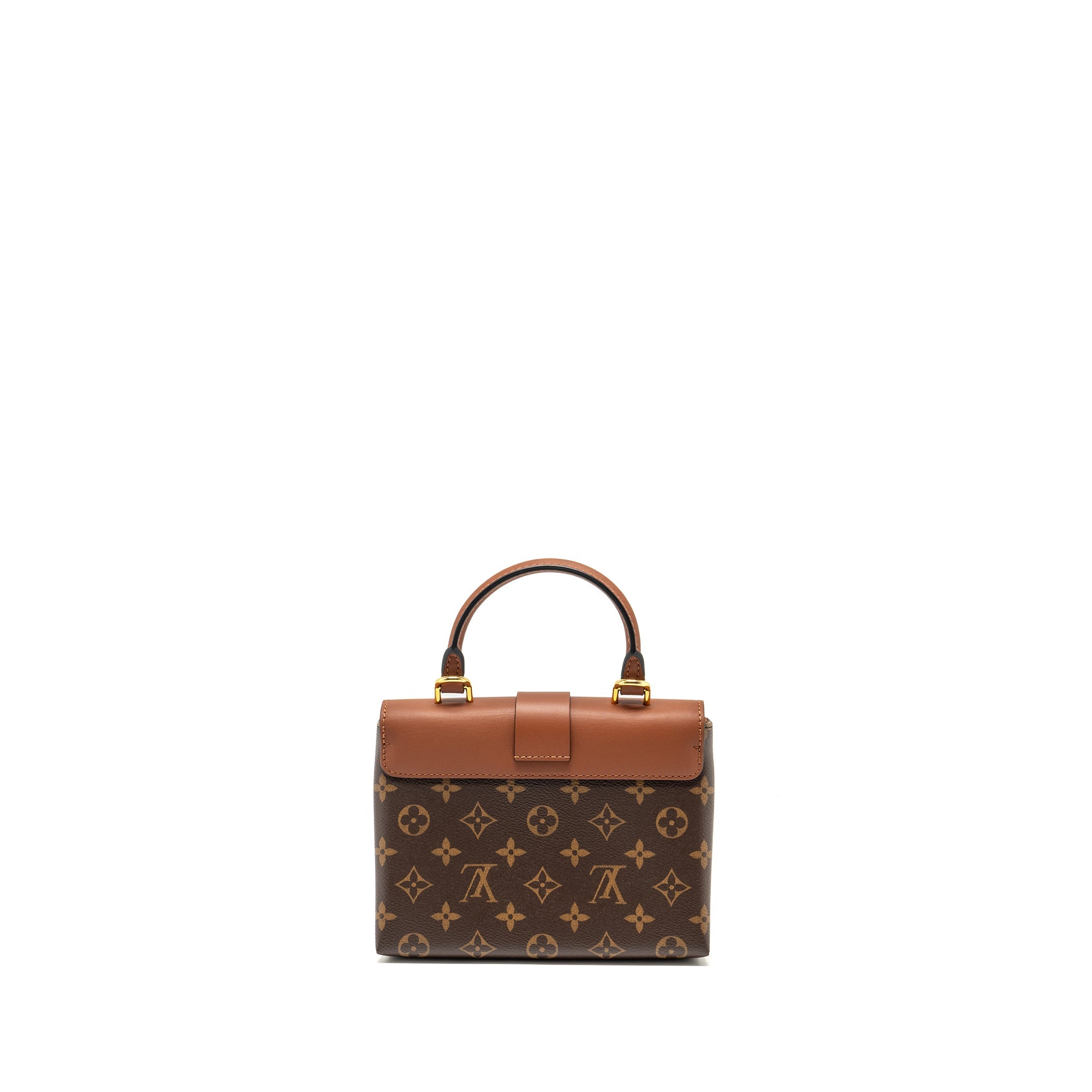 LOUIS VUITTON LOCK BB MONOGRAM CANVAS BROWN GHW