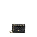 CHANEL SMALL CLASSIC DOUBLE FLAP BAG CAVIAR BLACK GHW