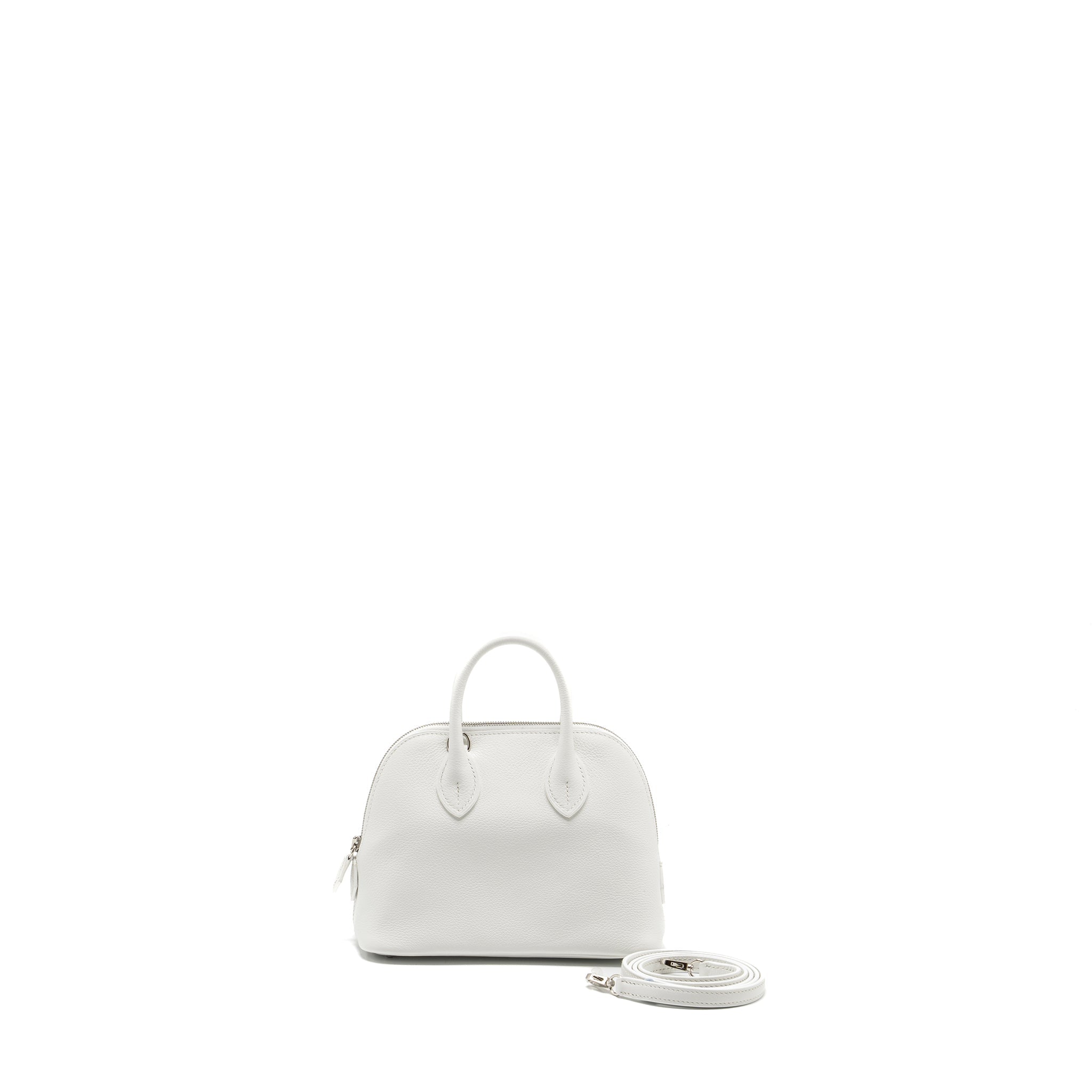 HERMES MINI BOLIDE EVERCOLOR NEW WHITE SHW