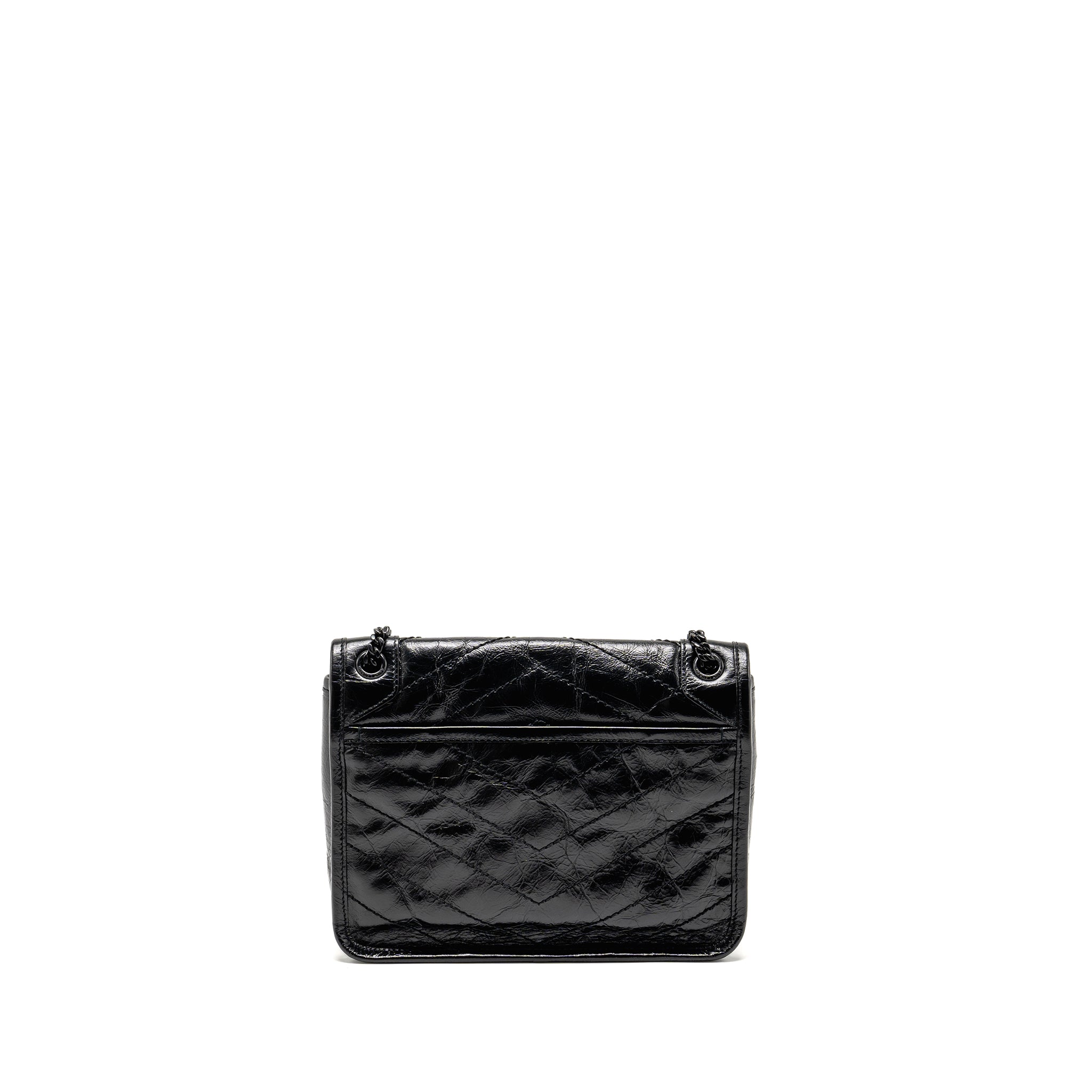 SAINT LAURENT/YSL BABY NIKI BAG CALFSKIN SO BLACK