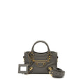 BALENCIAGA MINI CITY BAG GREY GHW