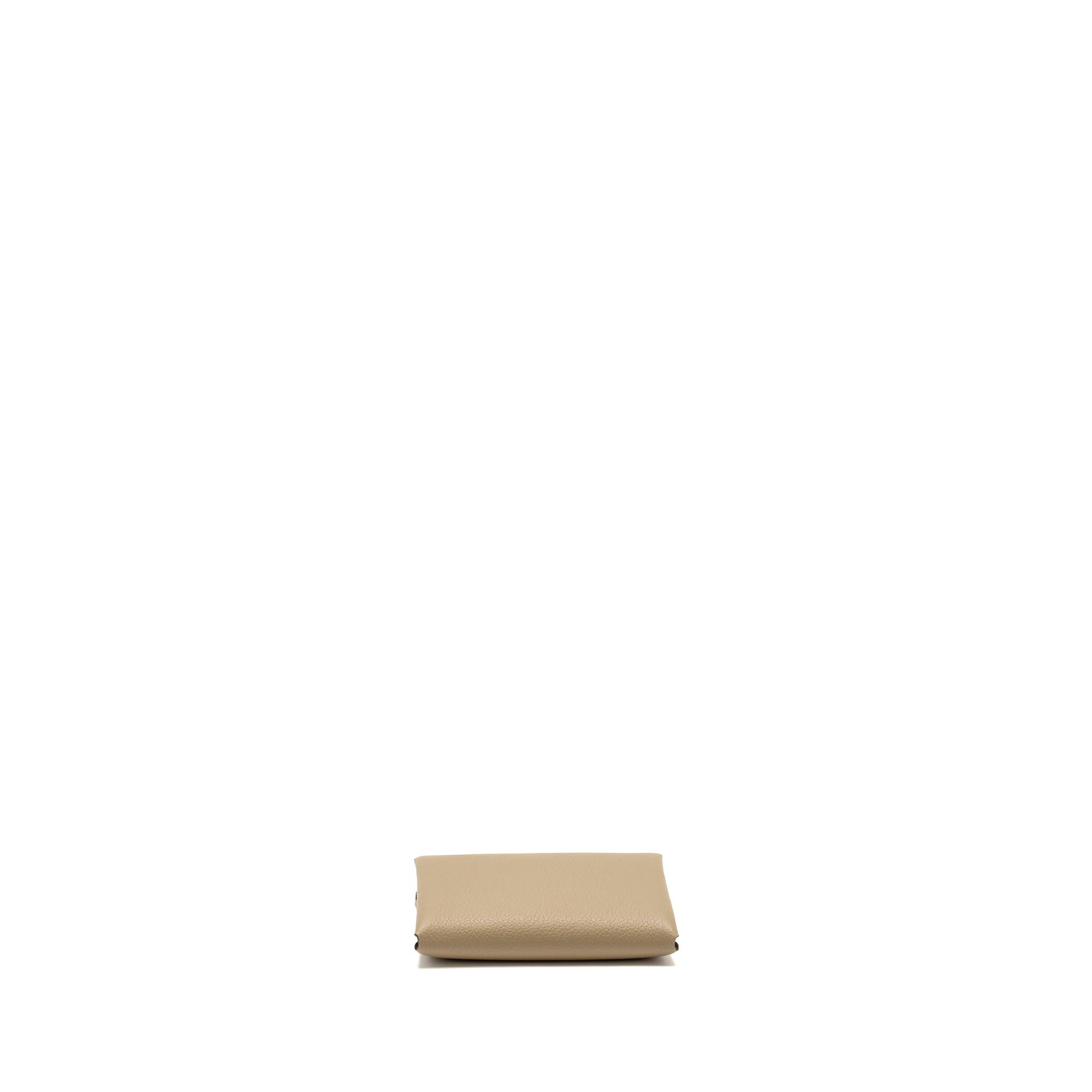 HERMES CALVI DUO CARD HOLDER EVERCOLOR 8Q BEIGE MARFA SHW