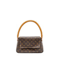 LOUIS VUITTON VINTAGE MINI LOOPING SHOULDER BAG MONOGRAM CANVAS GHW