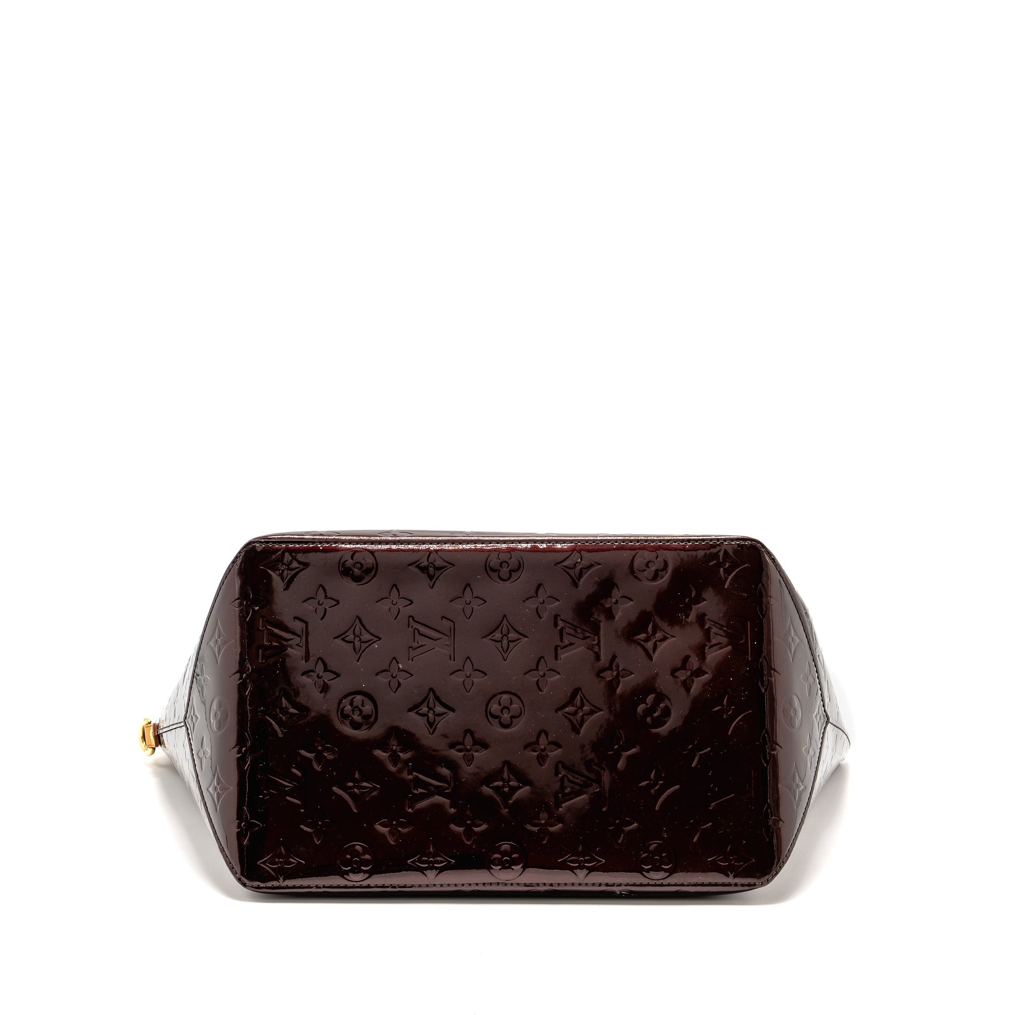 LOUIS VUITTON VERNIS BELLEVUE BAG PATENT AMARANTE GHW