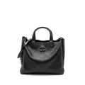 CHANEL HAMPTON TOTE BAG LAMBSKIN BLACK SHW