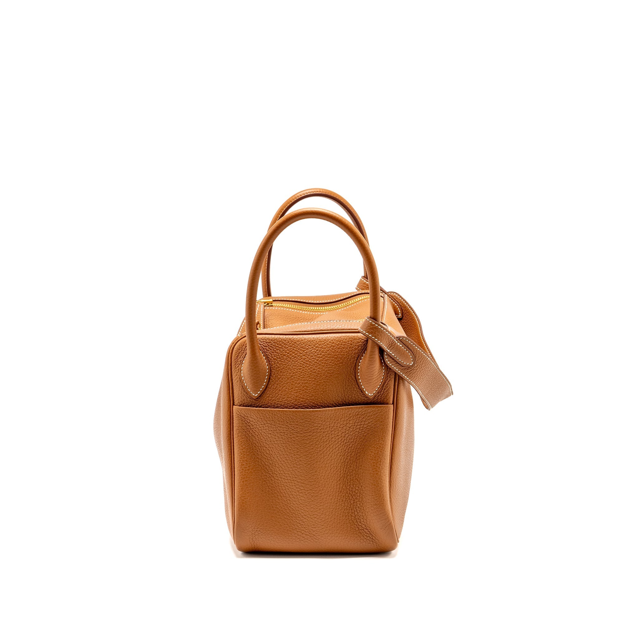 HERMES LINDY 30 CLEMENCE GOLD GHW