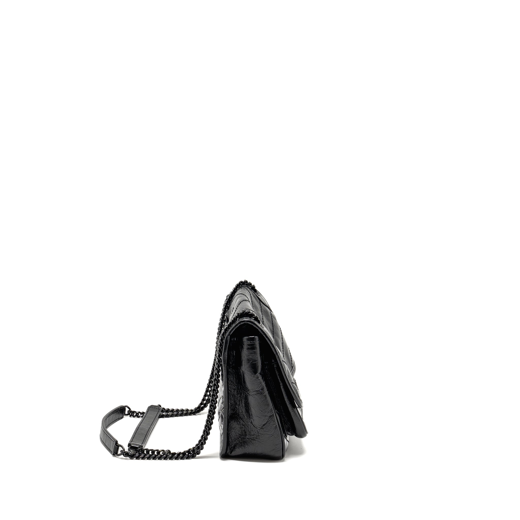 SAINT LAURENT/YSL BABY NIKI BAG CALFSKIN SO BLACK
