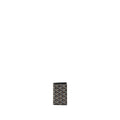 GOYARD SAINT-PIERRE CARD WALLET GOYARDINE CANVAS/CALFSKIN BLACK