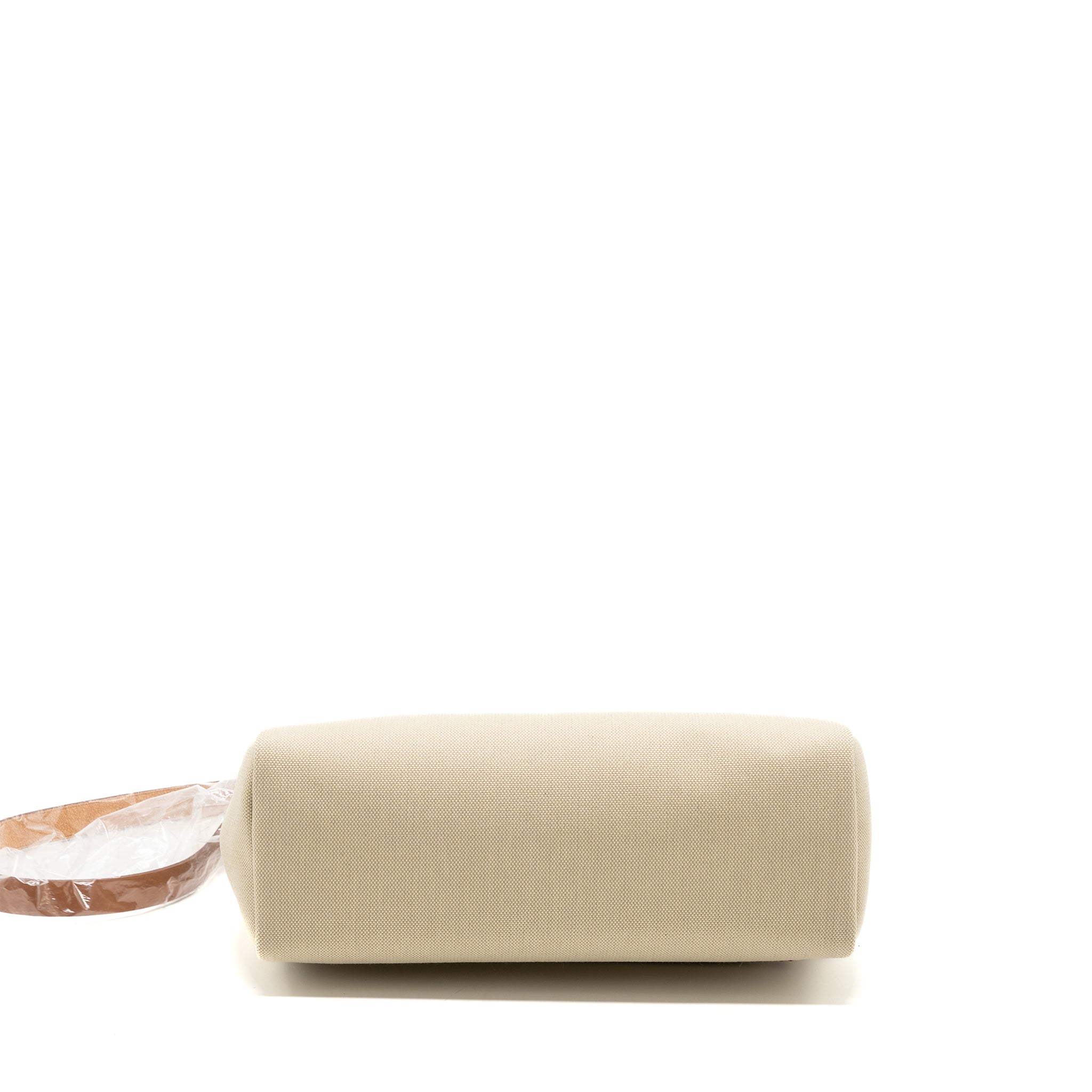 HERMES HERBAG 31 ZIP BAG TOILE MILITARIES/VACHE HUNTER BETON/FAUVE SHW