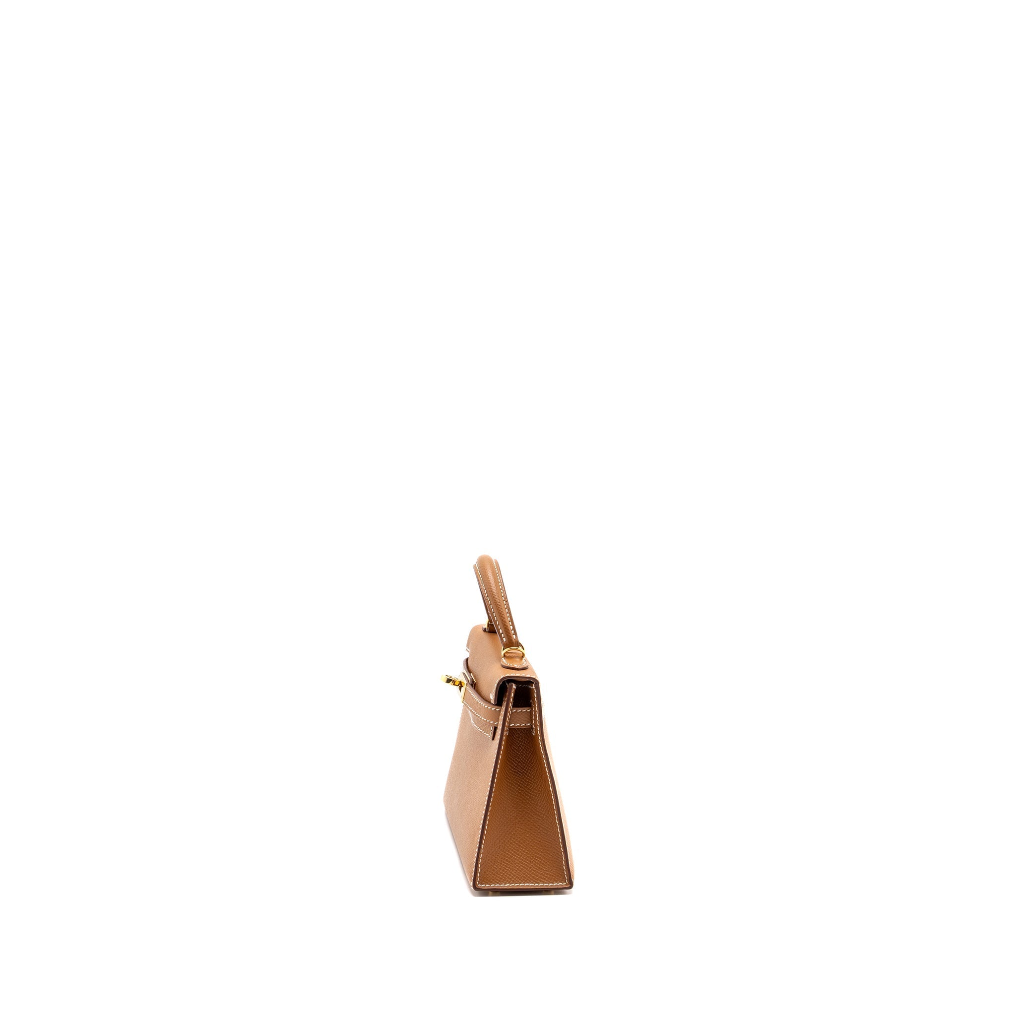 HERMES MINI KELLY EPSOM GOLD GHW