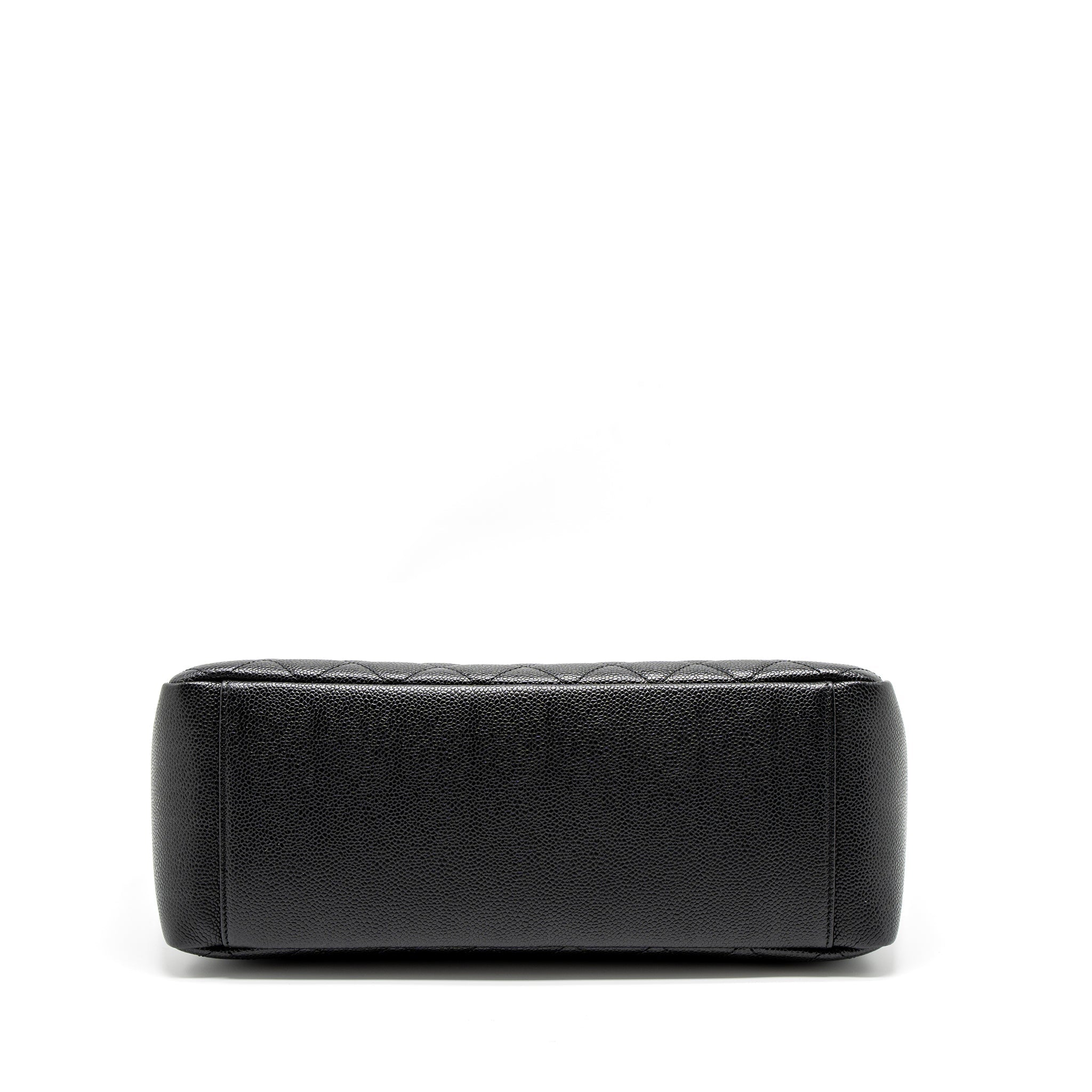 CHANEL GRAND SHOPPING TOTE/GST CAVIAR BLACK SHW