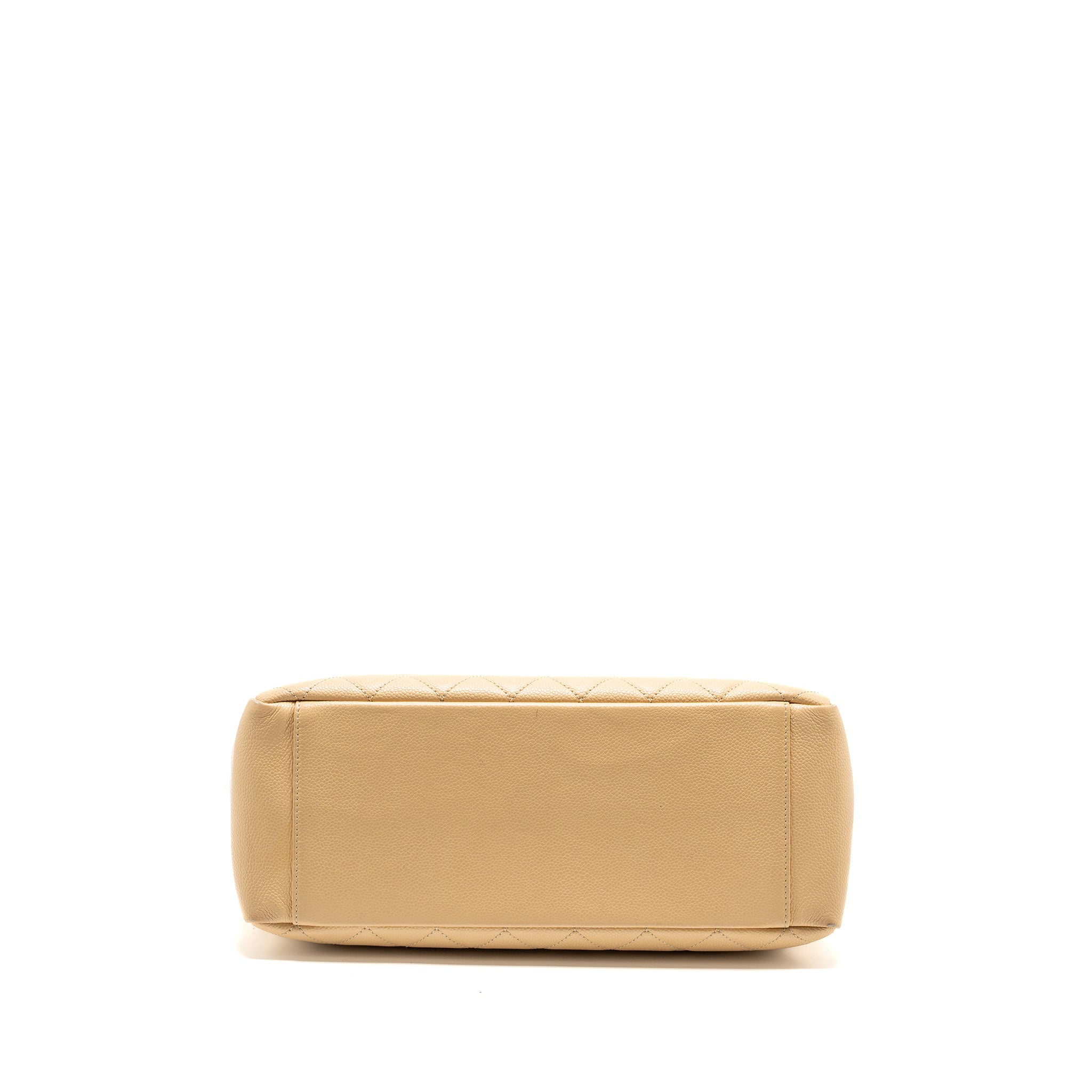 CHANEL GRAND SHOPPING TOTE BAG CAVIAR BEIGE GHW