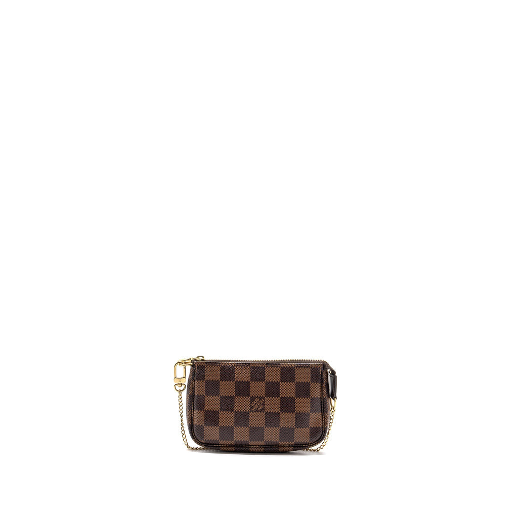 LOUIS VUITTON MINI POCHETTE DAMIER EBENE GHW