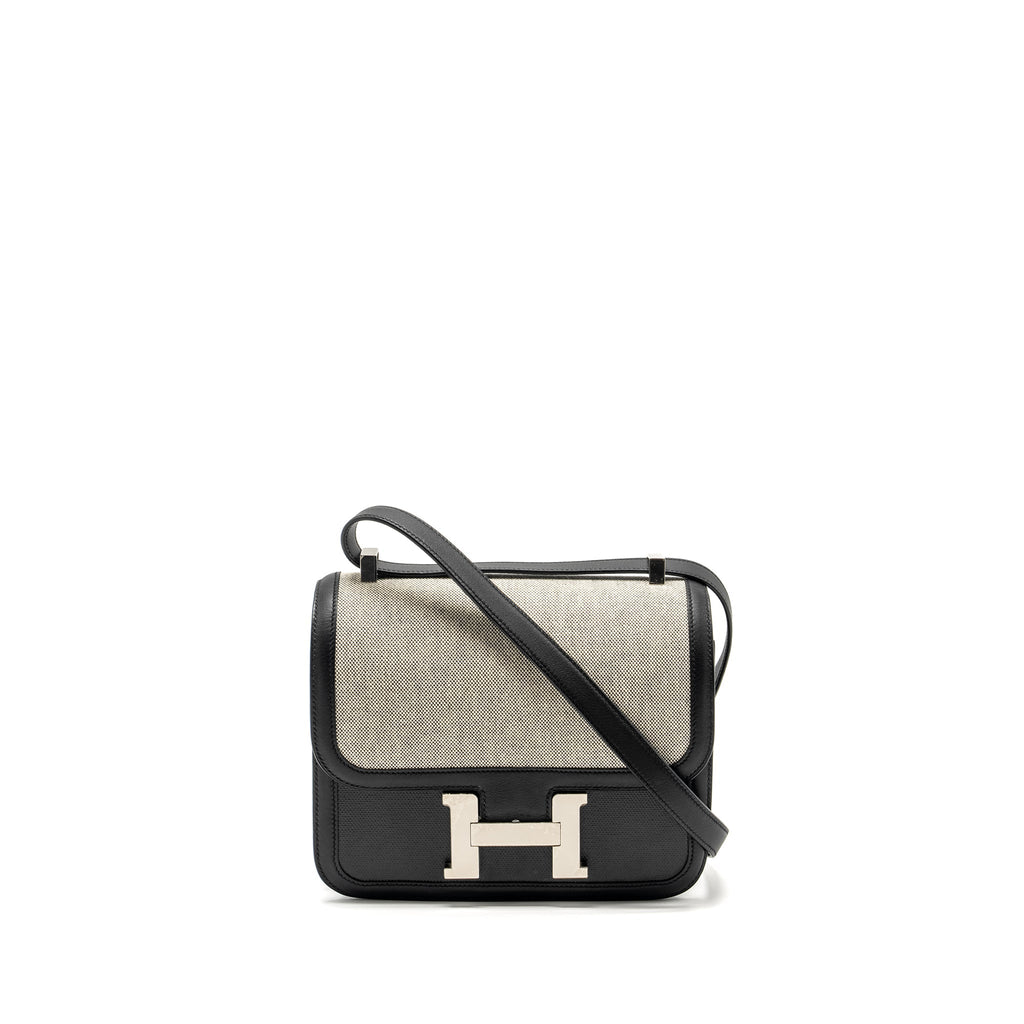 HERMES CONSTANCE 24 TOILE H BERLINE/PLUME/SWIFT BLACK SHW