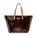 LOUIS VUITTON VERNIS BELLEVUE BAG PATENT AMARANTE GHW