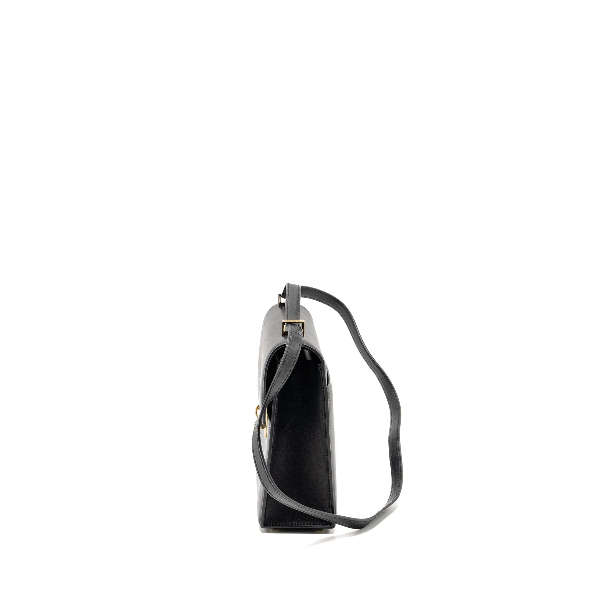 HERMES VERROU 21 BAG ALLEGRETTO PERMABRASS BLACK LGHW
