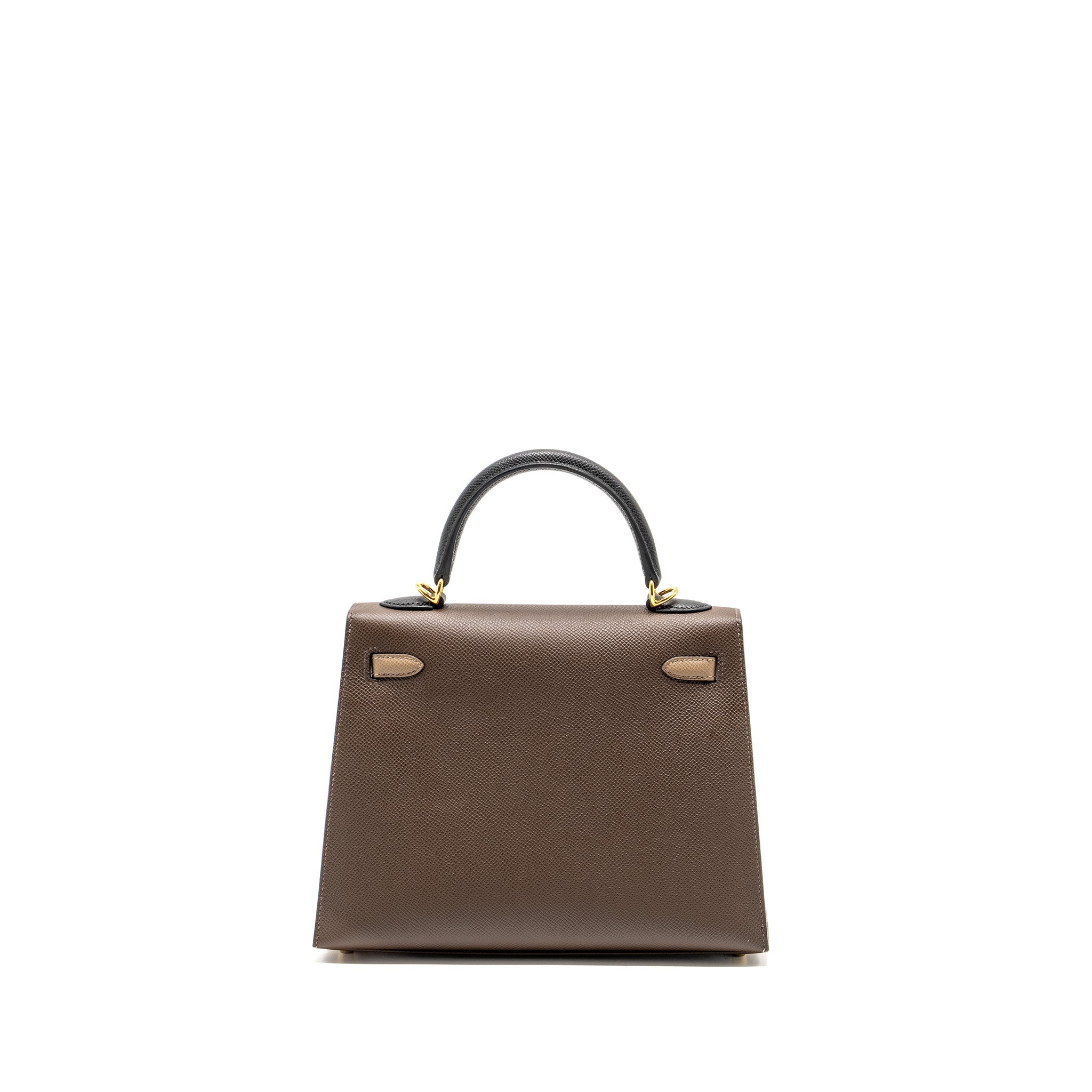 HERMES KELLY 25 EPSOM ECORCE/ETOUPE/NOIR GHW