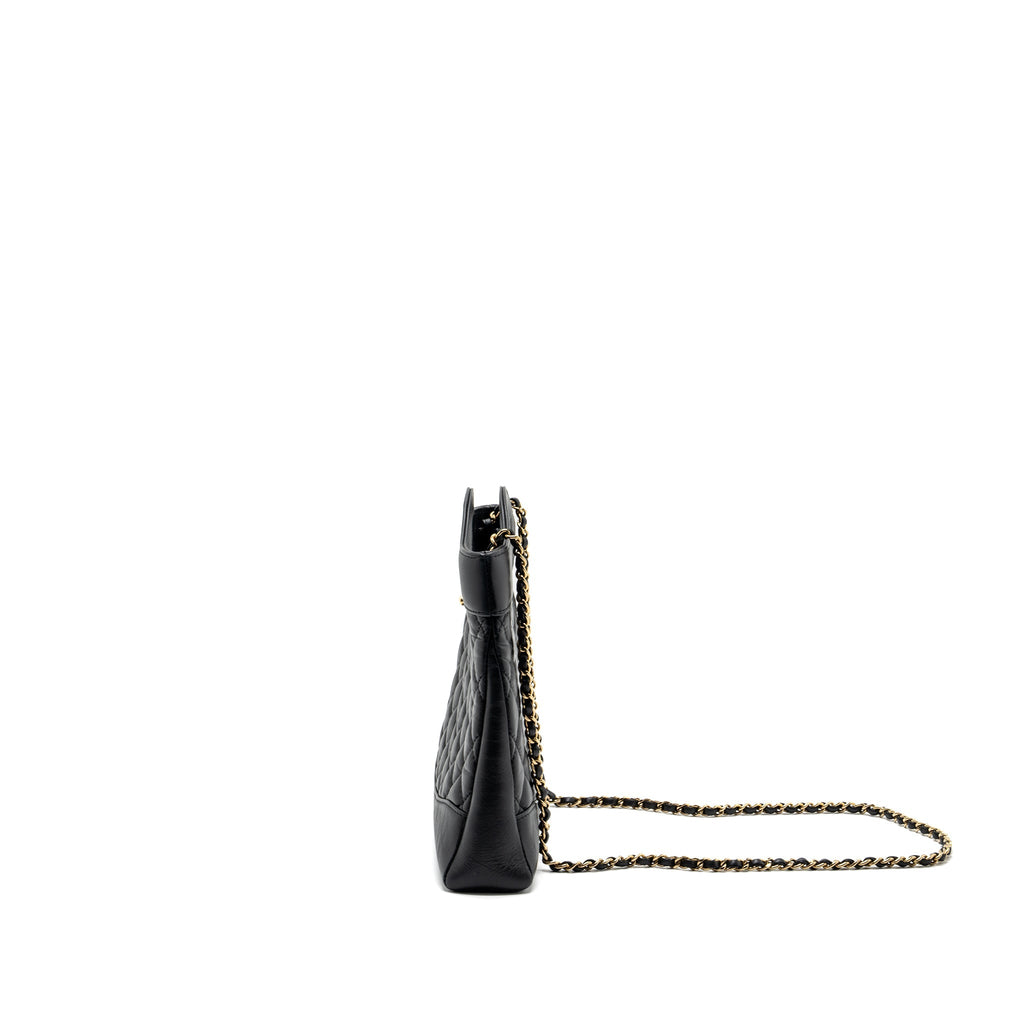 CHANEL 23A MINI 31 BAG CALFSKIN BLACK LGHW (MICROCHIP)