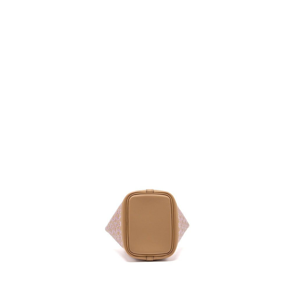 HERMES LUCKY DAISY MICRO PICOTIN SWIFT CHAI-ROSE-BLANC/CHAI SHW