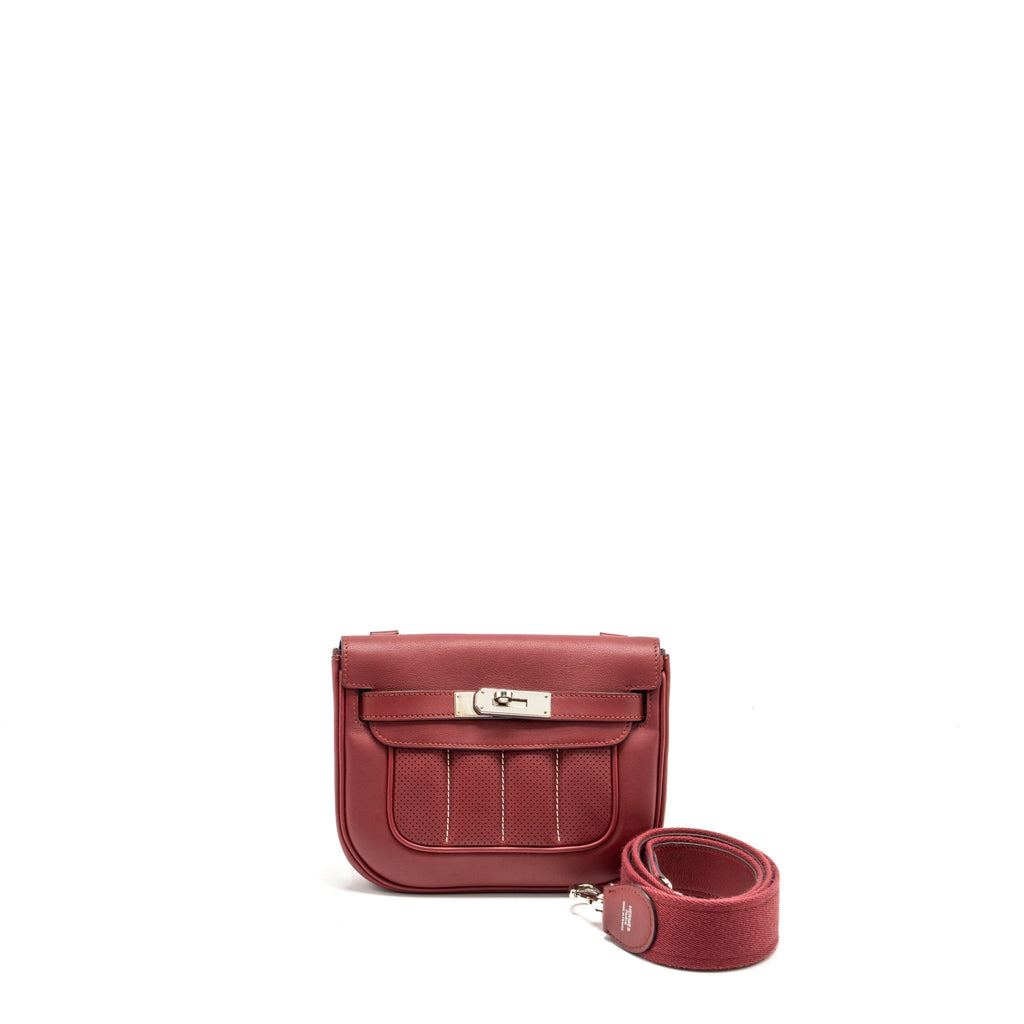HERMES BERLINE MINI SWIFT K1 ROUGE GRENAT SHW