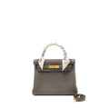 HERMES KELLY 28 TOGO GRIS ETAIN GHW