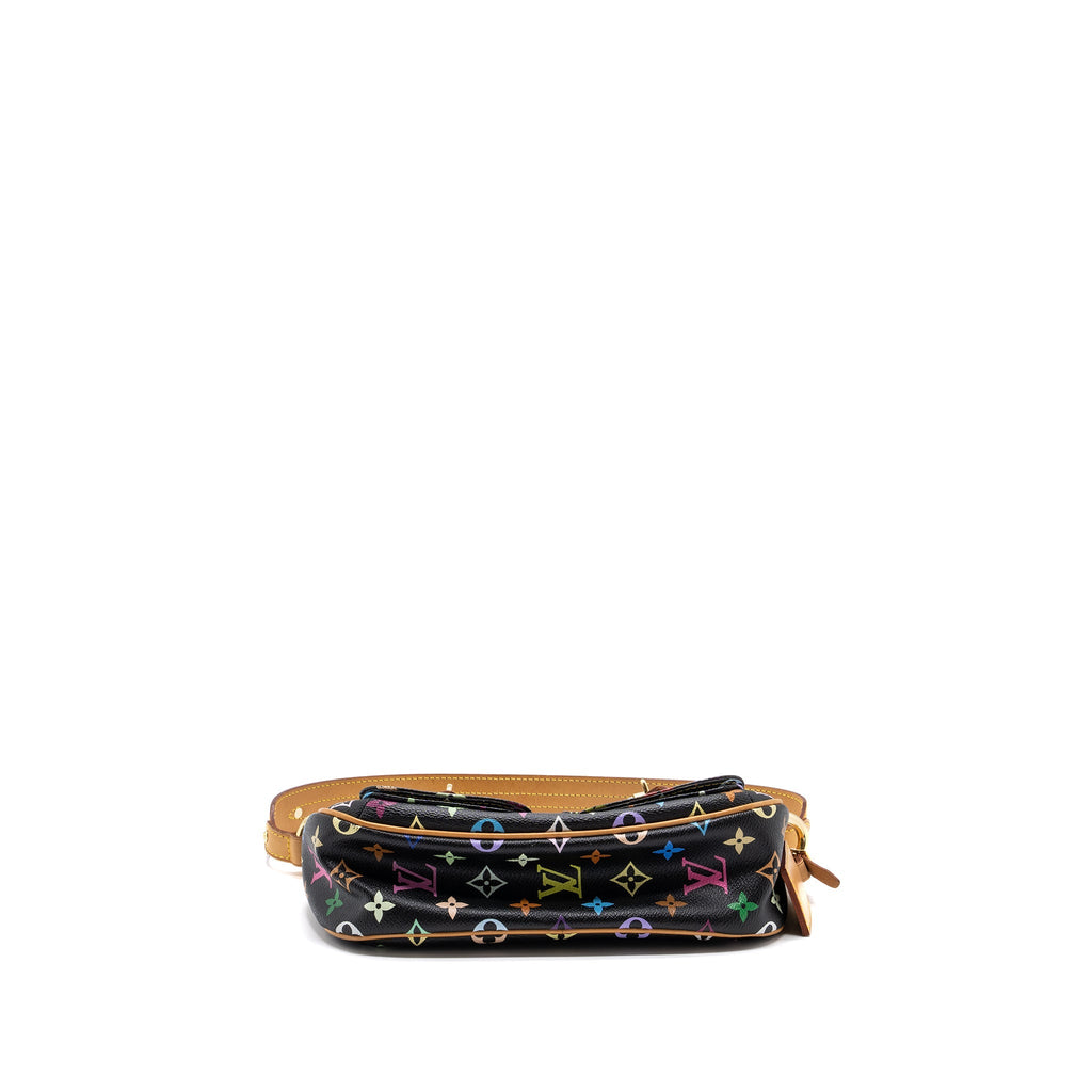 LOUIS VUITTON VINTAGE LODGE BAG MULTICOLOUR MONOGRAM CANVAS BLACK GHW