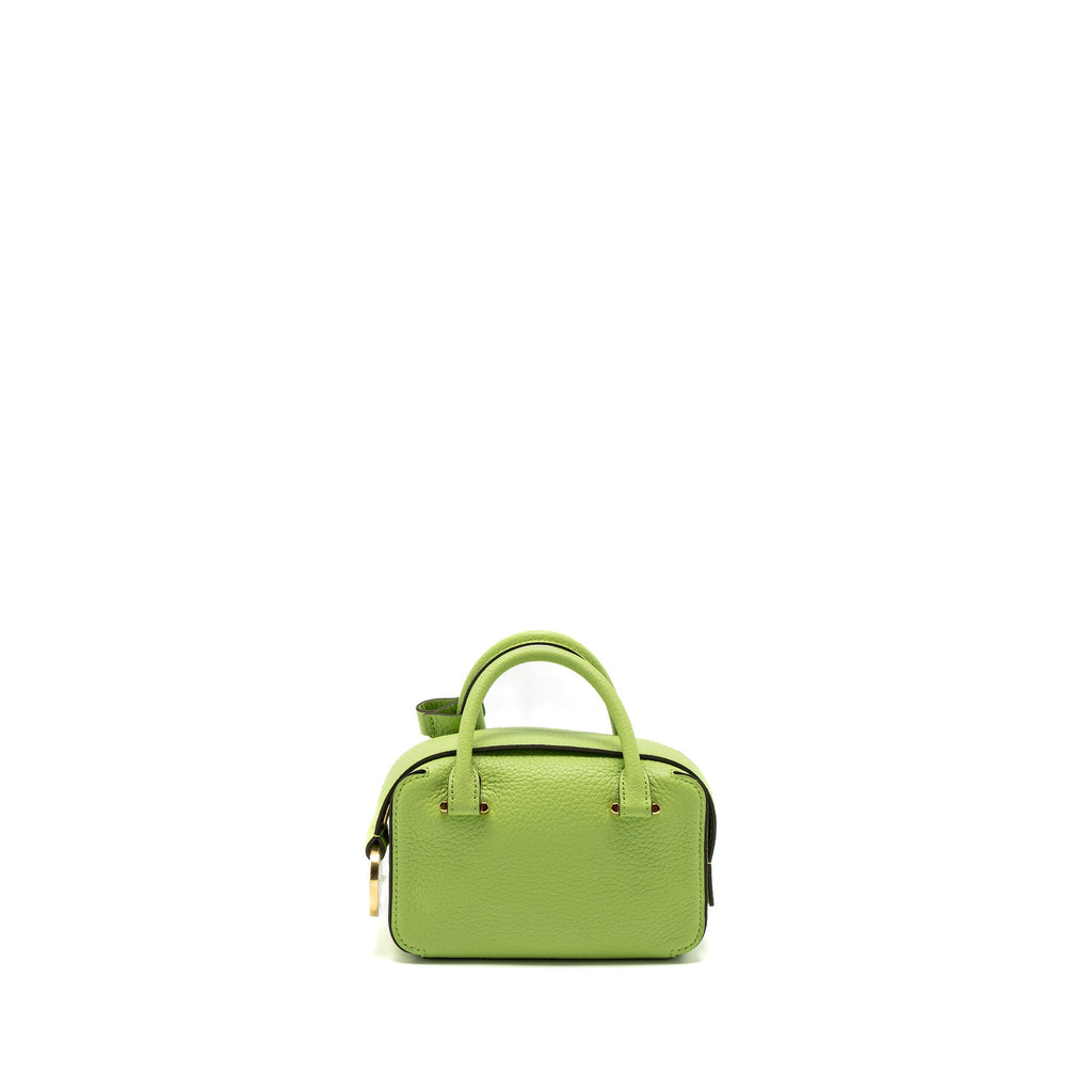DELVAUX COOL BOX NANO TAURILLON SOFT CALFSKIN ALOE GHW