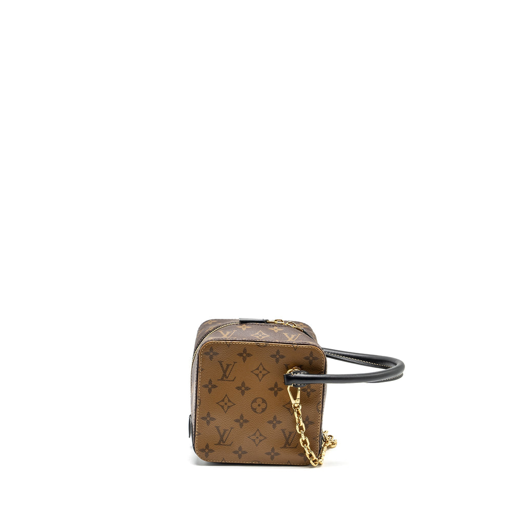 LOUIS VUITTON SQUARE BAG MONOGRAM REVERSE CANVAS GHW
