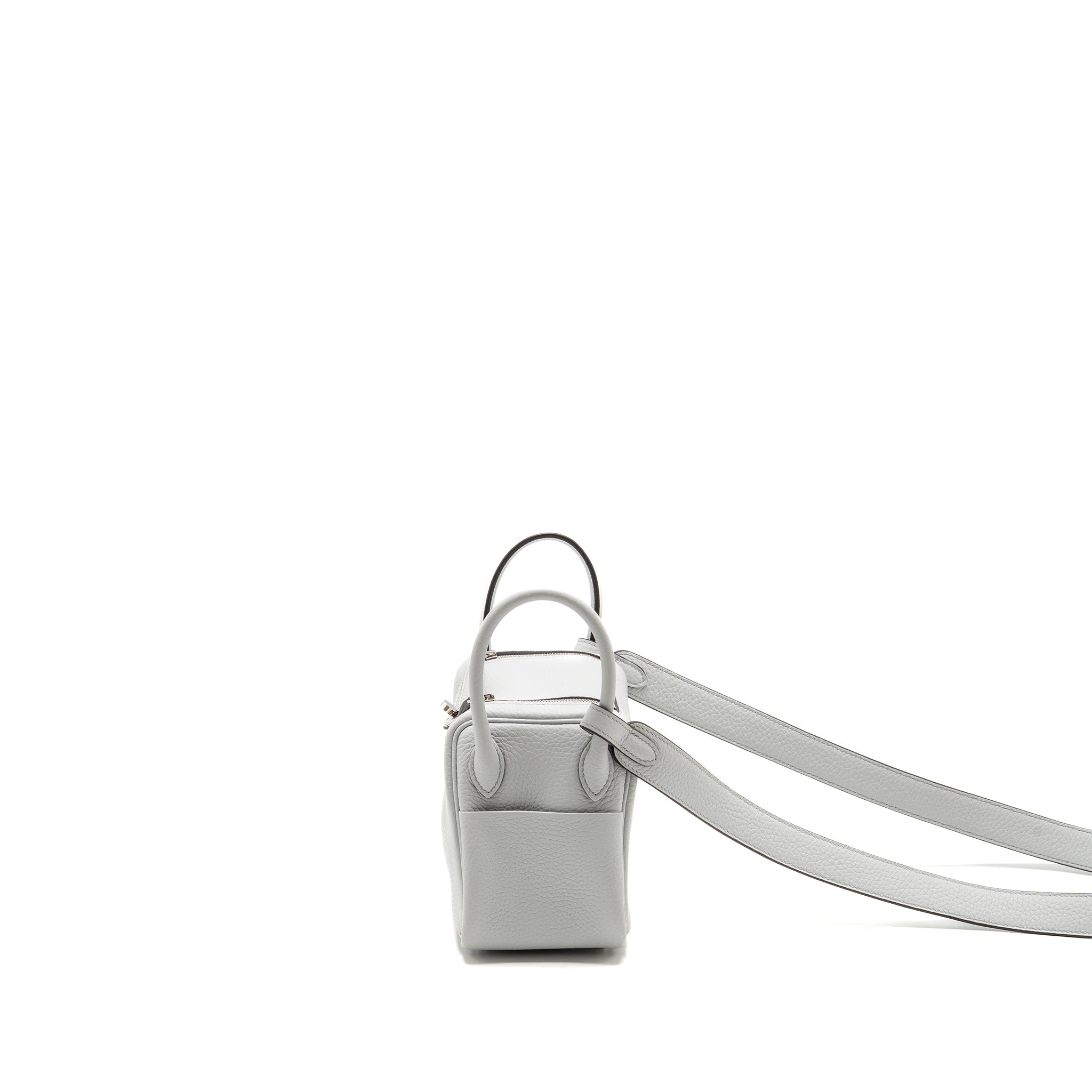 HERMES MINI LINDY CLEMENCE BLUE PALE SHW