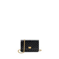 CHANEL CHEVRON 2.55 REISSUE WALLET ON CHAIN AGED CALFSKIN BLACK GHW (MICROCHIP)
