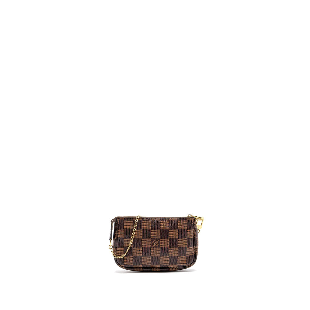 LOUIS VUITTON MINI POCHETTE DAMIER EBENE GHW