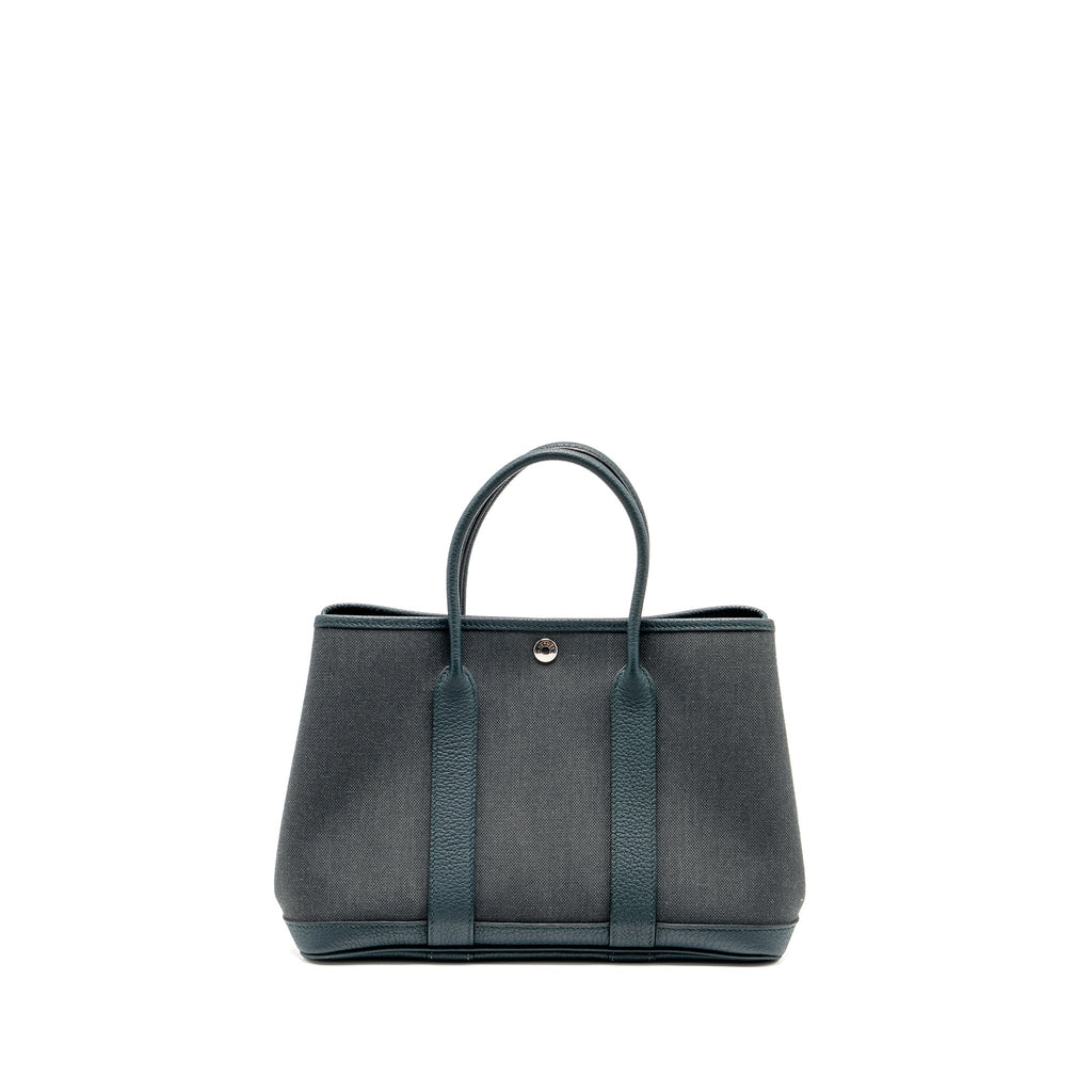 HERMES GARDEN PARTY 30 CANVAS / NEGONDA VERT ROUSSEAU / VERT CYPRES SHW