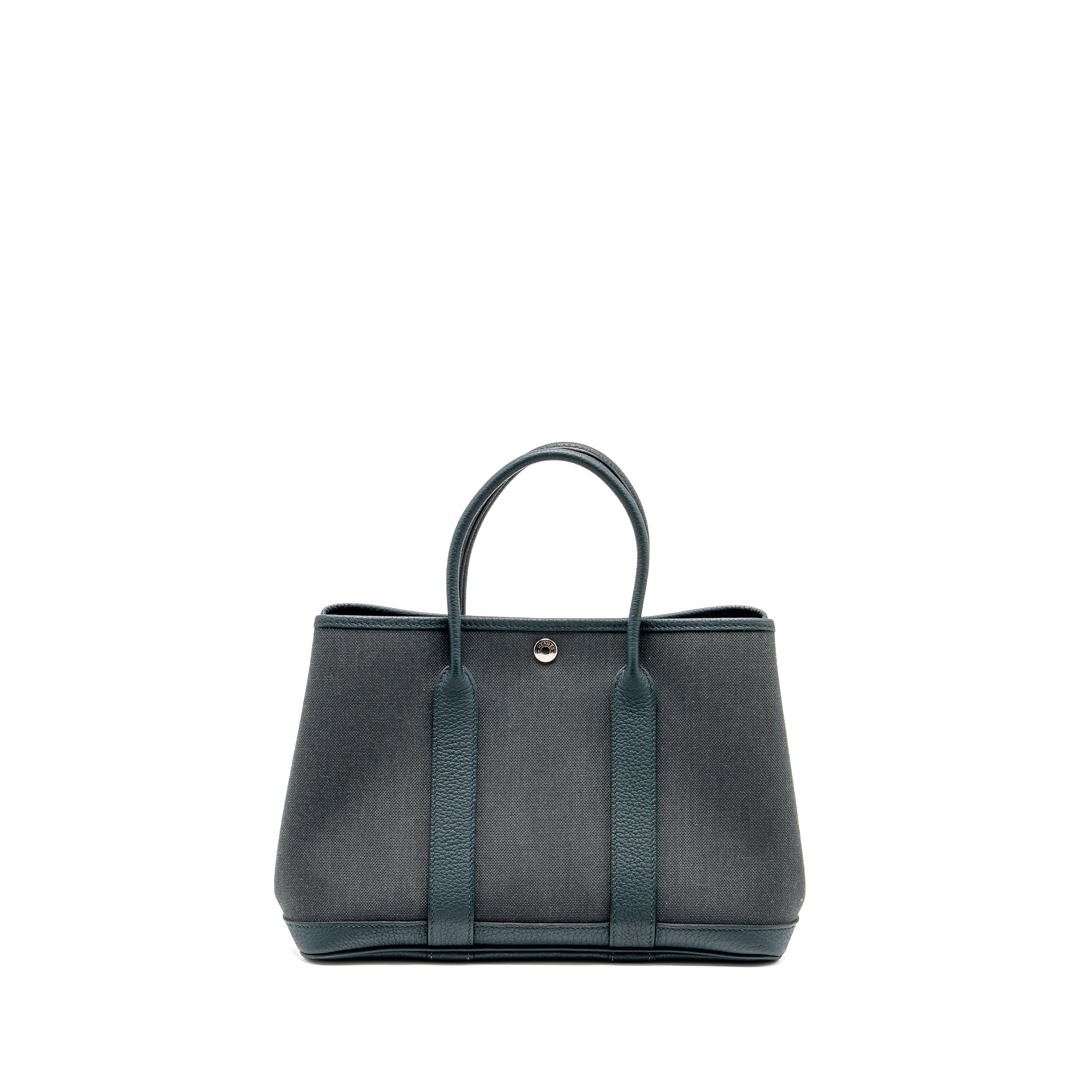 HERMES GARDEN PARTY 30 CANVAS / NEGONDA VERT ROUSSEAU / VERT CYPRES SHW