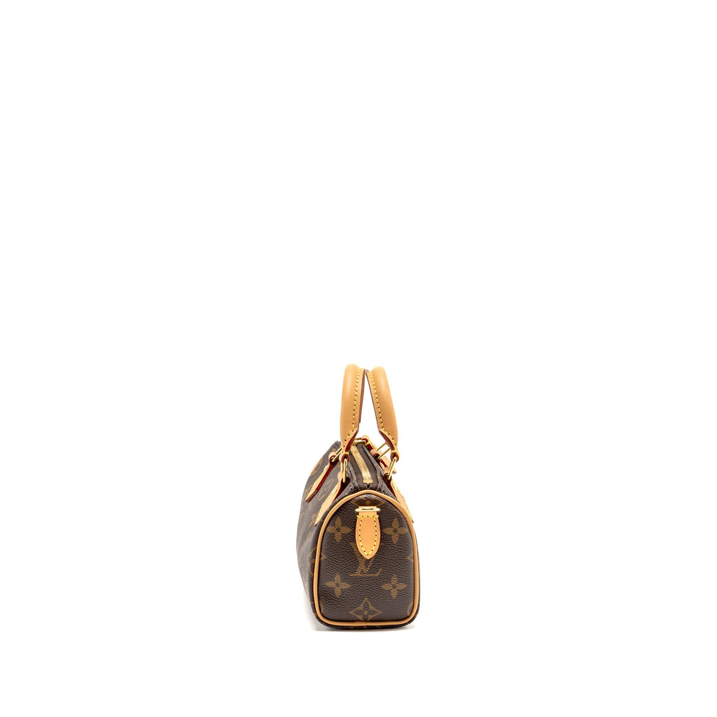 LOUIS VUITTON NANO SPEEDY MONOGRAM CANVAS GHW