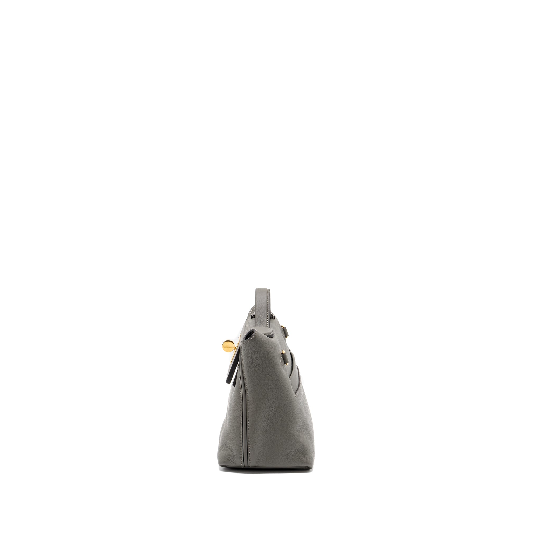 HERMES MINI 24/24 2424-21 BAG EVERCOLOR / SWIFT GRIS MEYER GHW