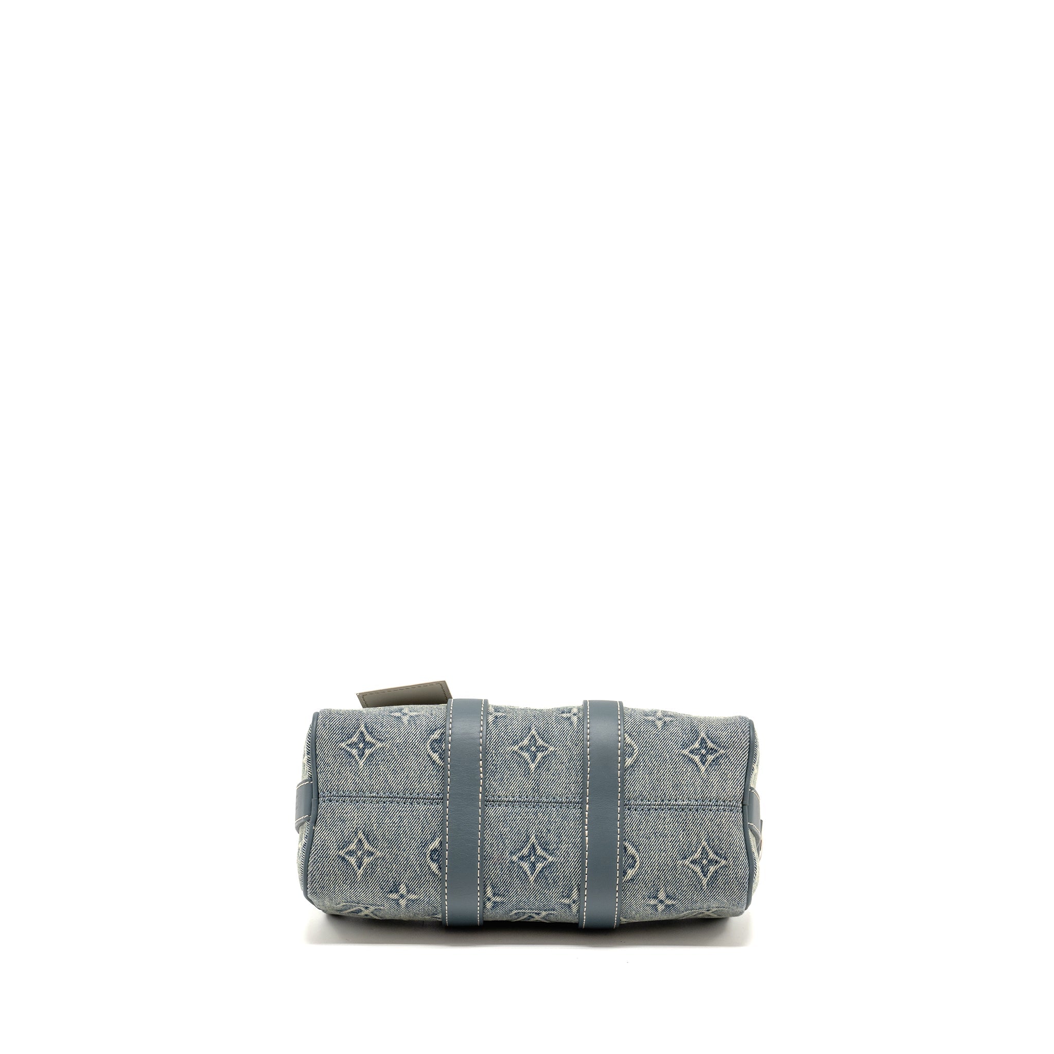 LOUIS VUITTON KEEPALL BANDOULIERE 25 WASHED DENIM CANVAS BLUE SHW