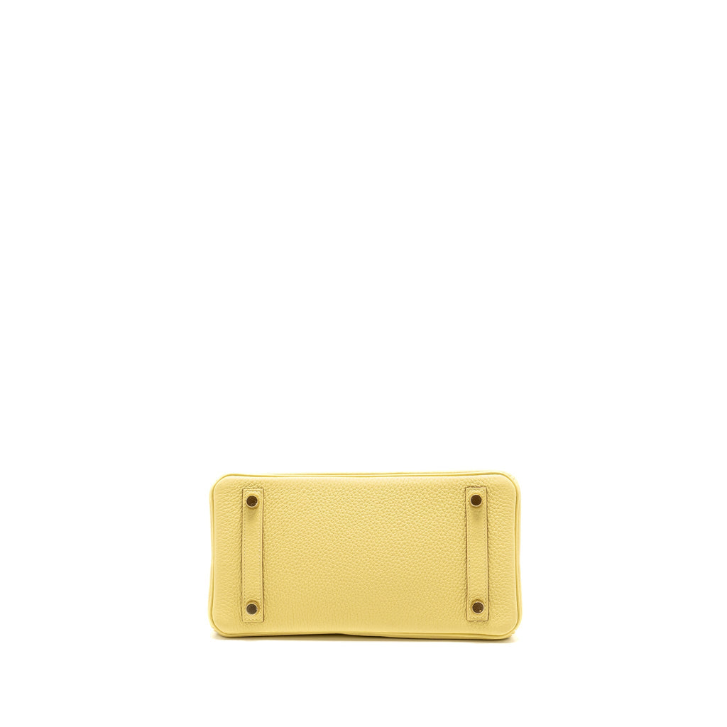 HERMES BIRKIN 25 TOGO 1Z JAUNE POUSSIN GHW