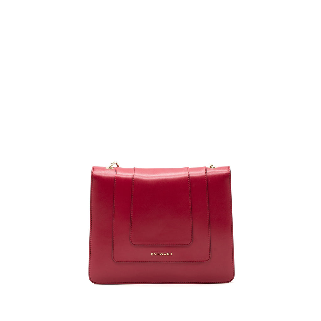BVLGARI SERPENTI FOREVER CHAIN BAG CALFSKIN PINK LGHW