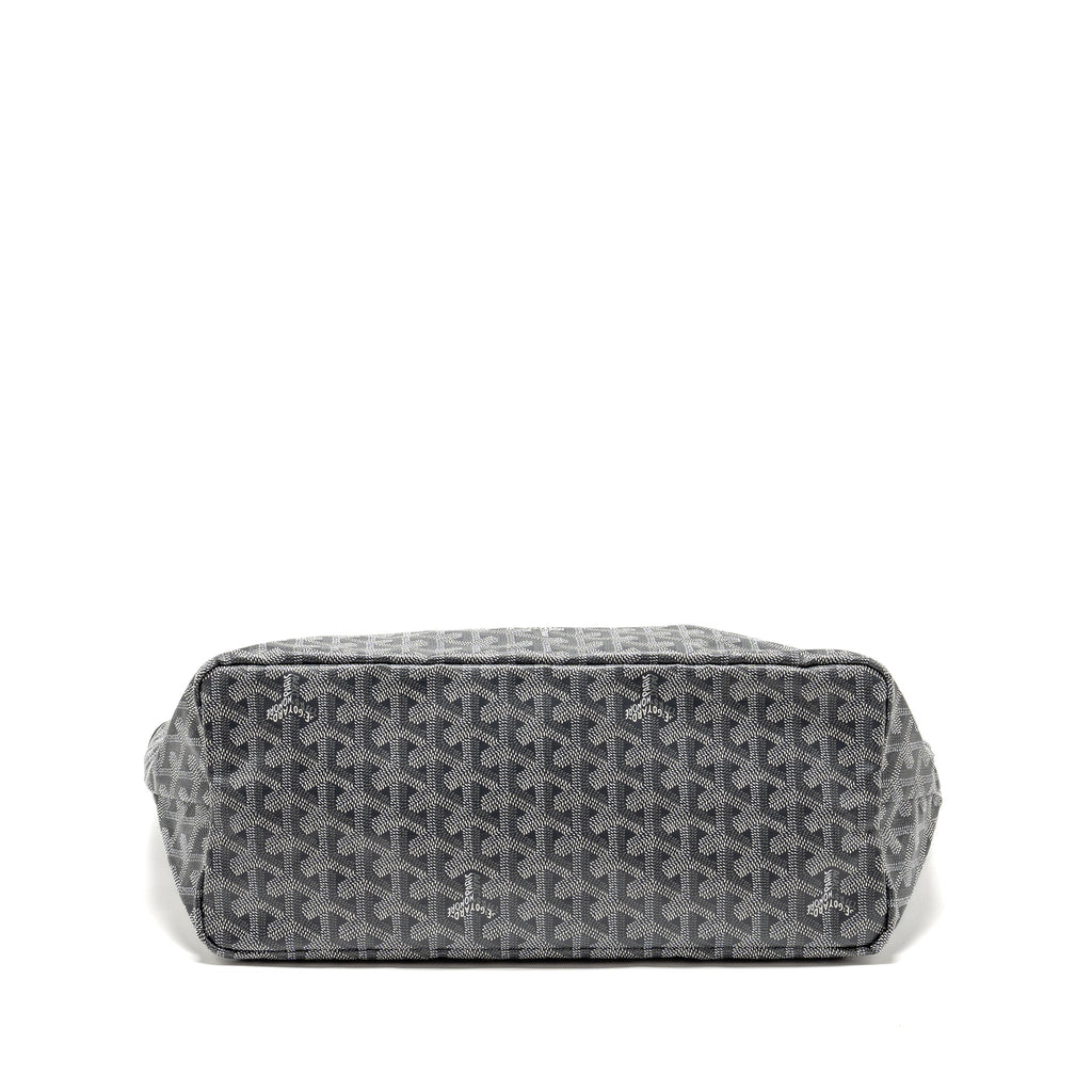 GOYARD SAINT LOUIS PM TOTE BAG GOYARDLINE CANVAS GREY SHW