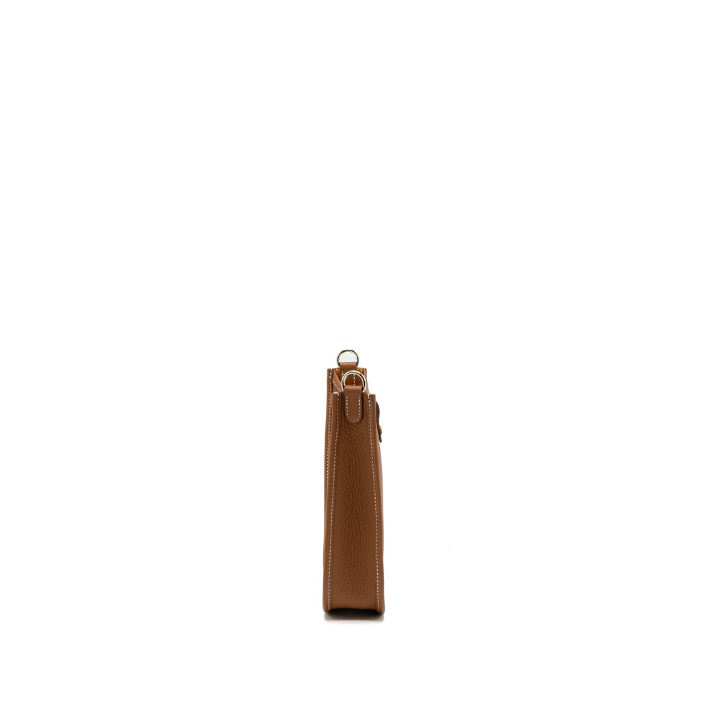 HERMES MINI EVELYNE CLEMENCE GOLD/BLANC SHW