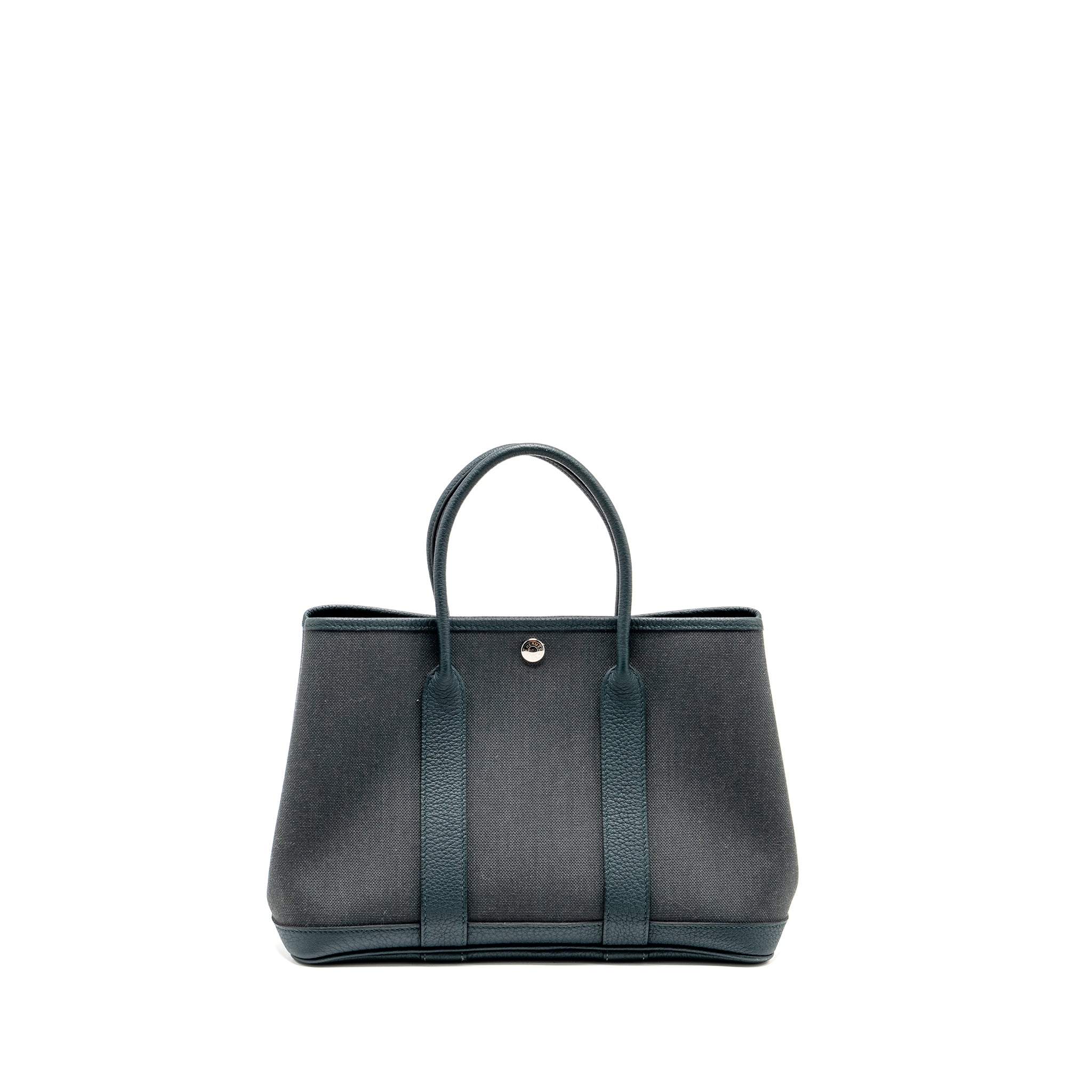 HERMES GARDEN PARTY 30 CANVAS / NEGONDA VERT ROUSSEAU / VERT CYPRES SHW