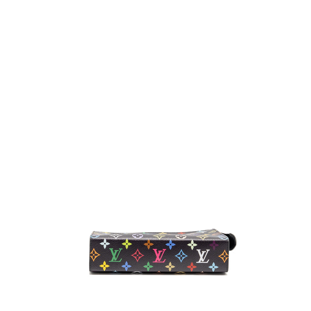 LOUIS VUITTON X TAKASHI MURAKAMI TOILETRY POUCH MONOGRAM CANVAS/LEATHER BLACK/MULTICOLOUR SHW