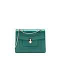 BVLGARI SERPENTI FOREVER SHOULDER BAG CALFSKIN GREEN LGHW