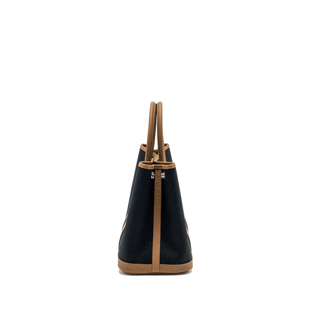 HERMES GARDEN PARTY 30 CANVAS/NEGONDA ALEZAN/BLACK SHW