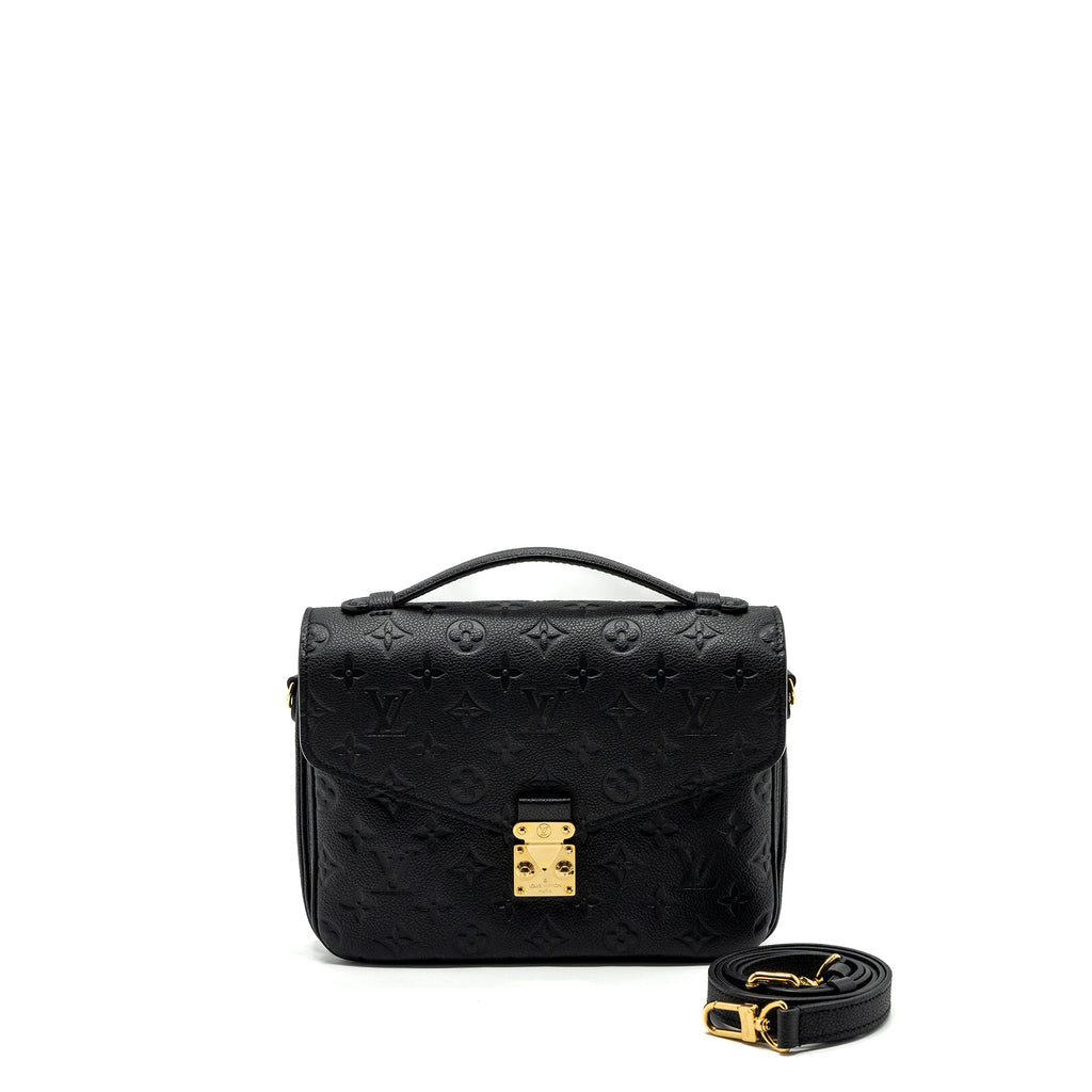 LOUIS VUITTON MÉTIS POCHETTE MONOGRAM EMPREINTE BLACK GHW(NEW VERSION)