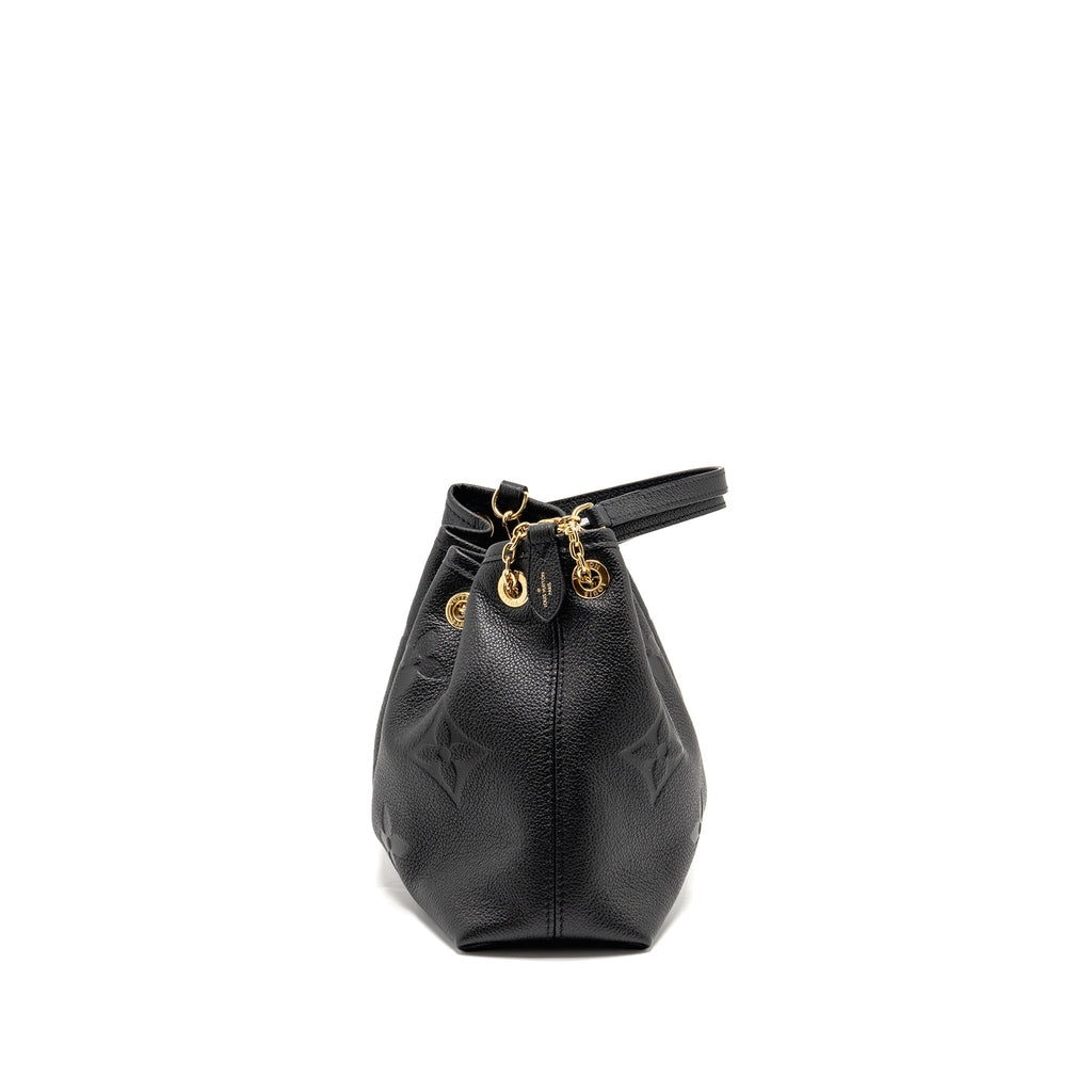 LOUIS VUITTON BUNDLE BAG MONOGRAM EMPREINTE LEATHER BLACK GHW